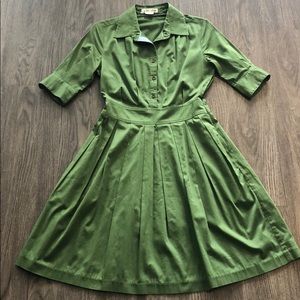 Anthro shirt dress